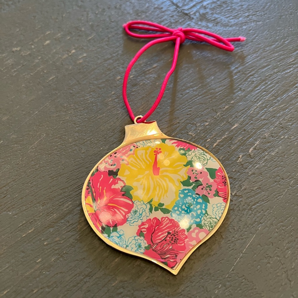 Lilly Pulitzer Christmas ornament